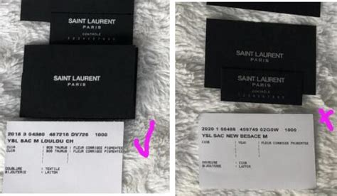 fake ysl clothes|ysl authenticity card.